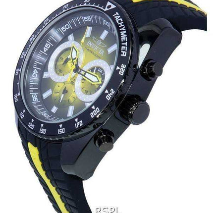 Orologio da uomo Invicta S1 Rally Chronograph quadrante nero e giallo al quarzo 36306 100M orologio da uomo