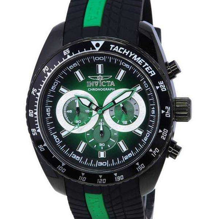 Orologio da uomo Invicta S1 Rally Chronograph quadrante nero e verde al quarzo 36307 100M orologio da uomo
