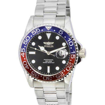 Orologio da uomo Invicta Pro Diver Professional quadrante nero Quartz Diver 36545 200M da uomo