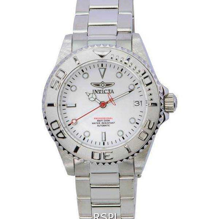 Orologio da donna Invicta Pro Diver quadrante bianco automatico professionale Diver 36763 200M da donna