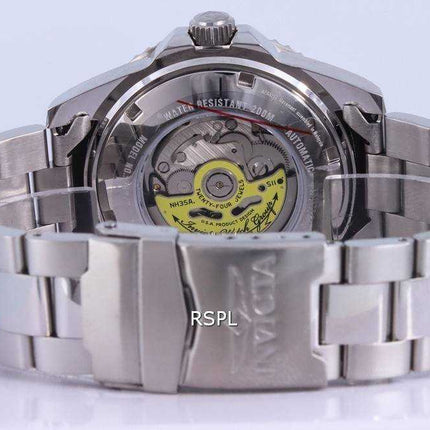 Orologio da uomo Invicta Pro Diver in acciaio inossidabile con quadrante blu automatico 36972 200M da uomo