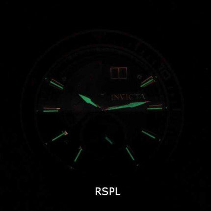 Orologio da uomo Invicta Sea Vulture in silicone nero con quadrante verde al quarzo 37244 100M da uomo