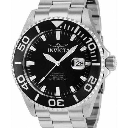 Orologio da uomo Invicta Pro Diver quadrante nero automatico 37621 200M da uomo