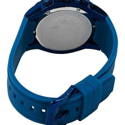 Orologio da uomo Invicta Pro Diver GMT cronografo cinturino in silicone quadrante blu al quarzo 37754 100M