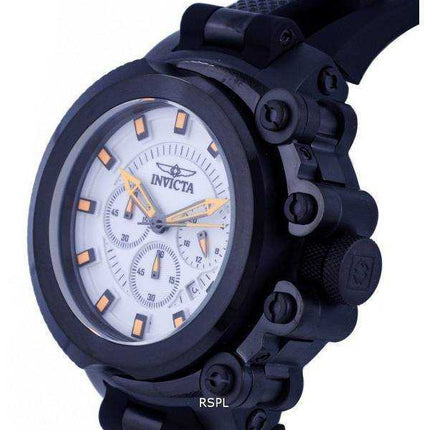 Orologio da uomo Invicta Coalition Forces cronografo al quarzo con quadrante bianco in silicone INV38375 100M