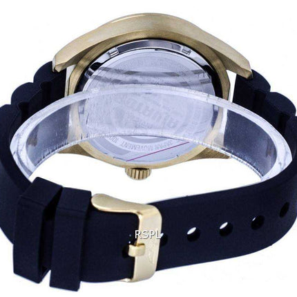 Orologio da uomo Invicta Aviator Tachimetro Silicon quadrante dorato al quarzo INV38405 100M Orologio da uomo