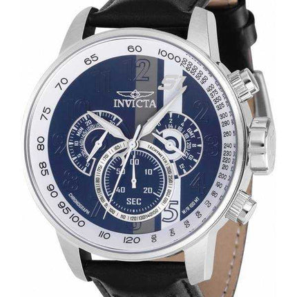 Orologio da uomo Invicta S1 Rally GMT multifunzione quadrante blu al quarzo 39023 100M da uomo