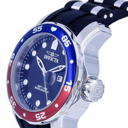 Orologio da uomo Invicta Pro Diver Silicon quadrante nero al quarzo INV39103 200M da uomo