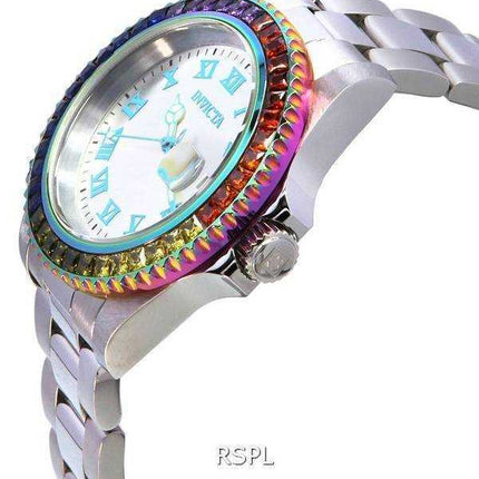 Orologio da donna Invicta Angel Zager Exclusive quadrante argento Quartz Diver's 40228 200M