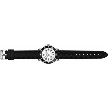 Orologio da uomo Invicta Pro Diver con cinturino in silicone quadrante bianco al quarzo 43629 100M