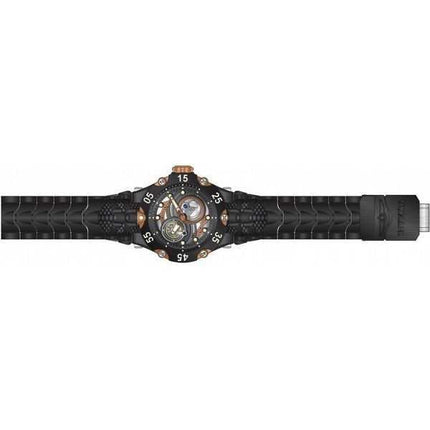 Orologio da uomo Invicta Reserve Venom Cobra cinturino in silicone canna di fucile e quadrante marrone automatico subacqueo 4391