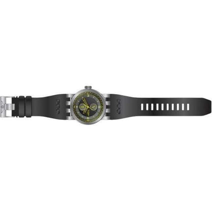 Orologio da uomo Invicta DNA con cinturino in silicone grigio e nero, quadrante multifunzione al quarzo 44225 100M