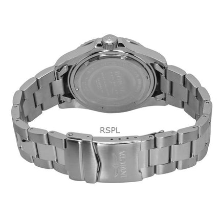 Orologio da uomo Invicta Pro Diver in acciaio inossidabile con quadrante nero e lunetta Pepsi al quarzo 44708 100M
