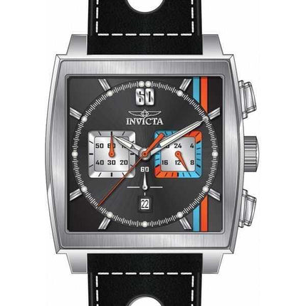 Orologio da uomo Invicta S1 Rally cronografo cinturino in pelle quadrante multicolore al quarzo 44747 100M
