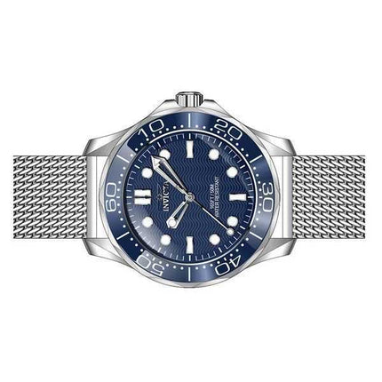 Orologio da uomo Invicta Pro Diver in acciaio inossidabile quadrante blu al quarzo 45981