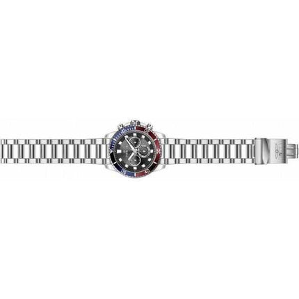 Orologio da uomo Invicta Pro Diver cronografo in acciaio inossidabile quadrante nero al quarzo 46053