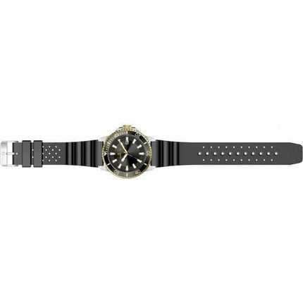 Orologio da uomo Invicta Pro Diver con cinturino in silicone quadrante nero al quarzo 46132