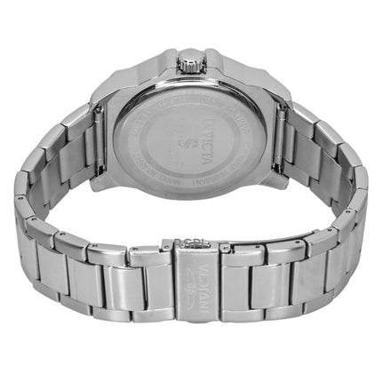 Orologio da uomo Invicta Speedway in acciaio inossidabile con quadrante nero al quarzo 46842