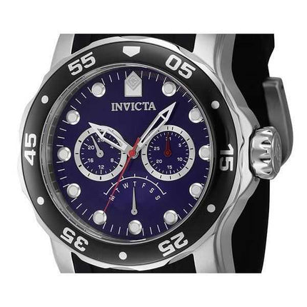 Orologio da uomo Invicta Pro Diver Retrograde GMT quadrante blu al quarzo 46967 100M