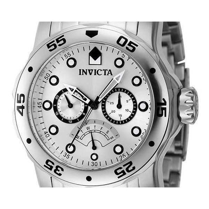 Orologio da uomo Invicta Pro Diver Retrograde GMT Silver Dial Quartz Diver's 46994 200M