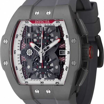 Orologio da uomo Invicta Racing Limited Edition Cronografo Cassa in titanio Quadrante grigio Quarzo 47189