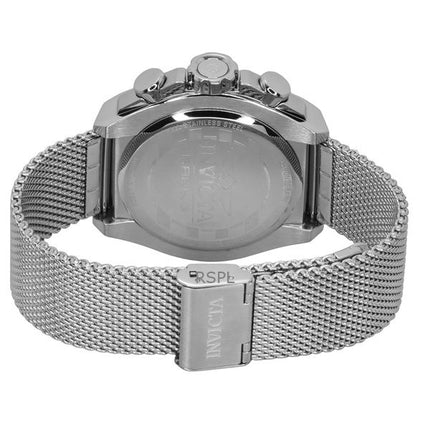 Orologio da uomo Invicta Racing in acciaio inossidabile con quadrante turchese al quarzo 47202