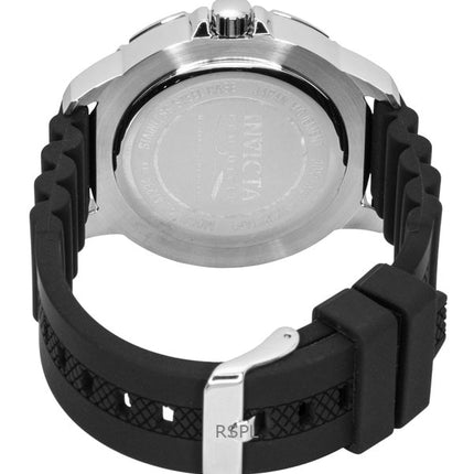 Orologio da uomo Invicta Pro Diver GMT con cinturino in silicone e quadrante nero al quarzo 47234