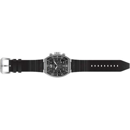 Orologio da uomo Invicta Pro Diver Chronograph cinturino in silicone quadrante nero al quarzo 47282 100M