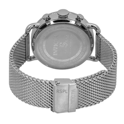 Orologio da uomo Invicta Speedway Chronograph in acciaio inossidabile con quadrante blu al quarzo 47359