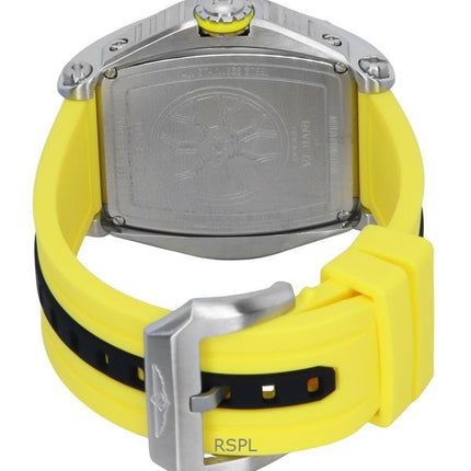 Orologio da uomo Invicta Racing con cinturino in silicone e quadrante nero al quarzo 47383 100M