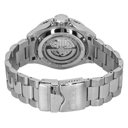 Orologio da uomo Invicta Grand Diver GMT in acciaio inossidabile con quadrante turchese automatico 47541 300M