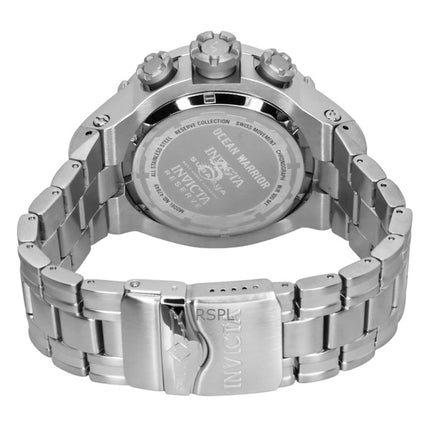 Orologio da uomo Invicta Reserve Ocean Warrior Cronografo con quadrante rosso e nero al quarzo 47849 100M