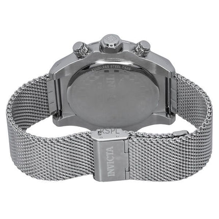 Orologio da uomo Invicta Racing Chronograph in acciaio inossidabile con quadrante rosso al quarzo 47900