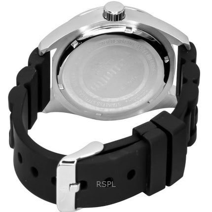 Orologio da uomo Invicta Aviator con cinturino in silicone e quadrante blu chiaro, al quarzo, 48856, 100 m