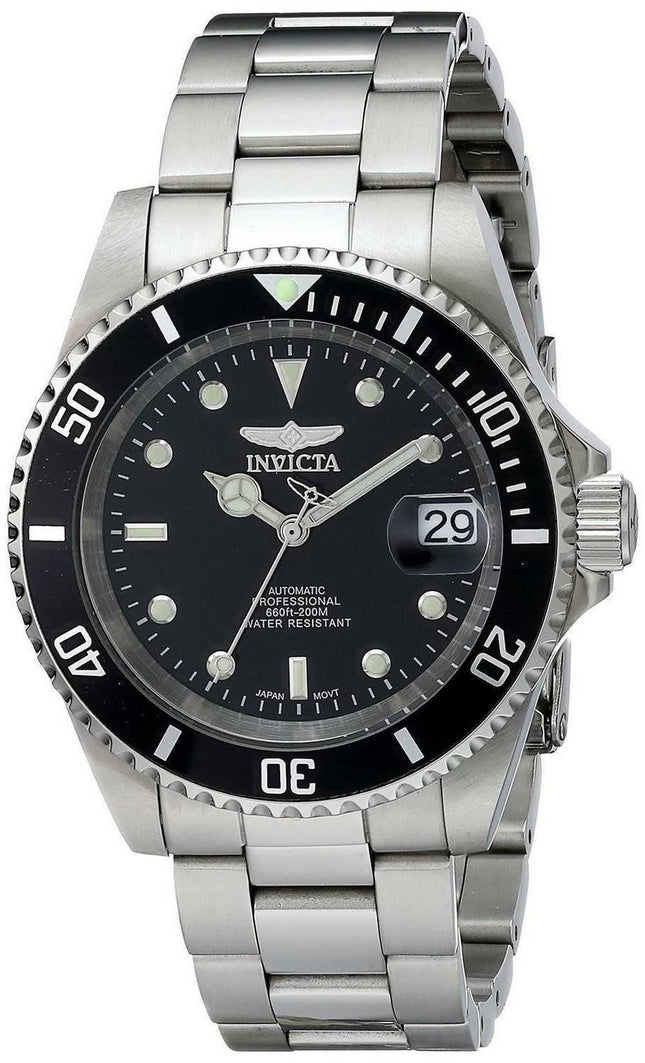 Orologio da uomo Invicta Automatic Pro Diver 200M quadrante nero 8926OB