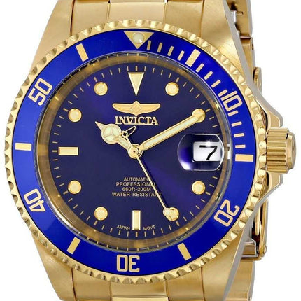 Orologio da uomo Invicta Automatic Pro Diver 200M blu quadrante 8930OB