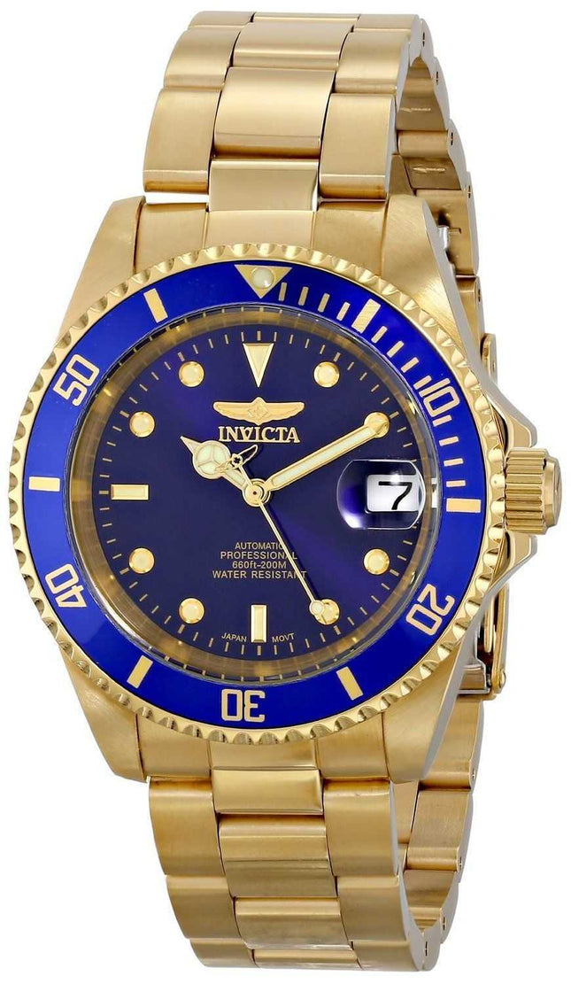 Orologio da uomo Invicta Automatic Pro Diver 200M blu quadrante 8930OB