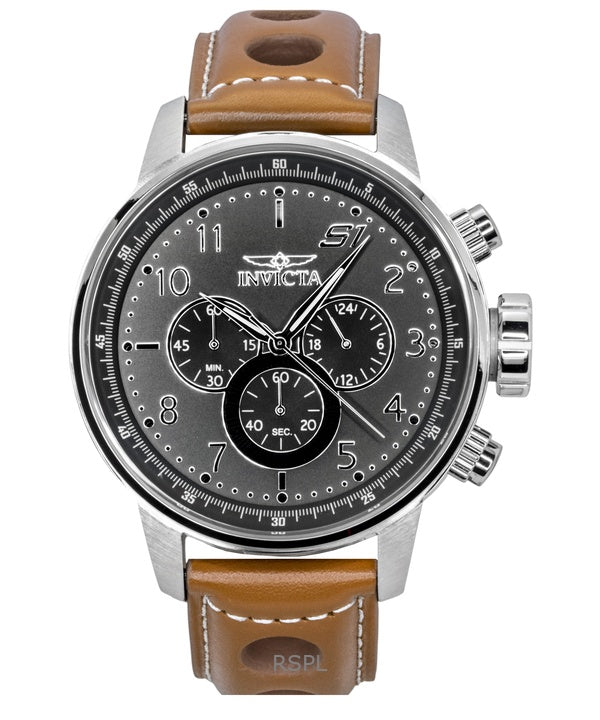 Orologio da uomo Invicta S1 Rally Zager Exclusive Cronografo Cinturino in pelle Quarzo 90102 100M