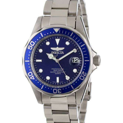 Orologio da uomo al quarzo Invicta Pro Diver ricondizionato con quadrante blu 9204 200M