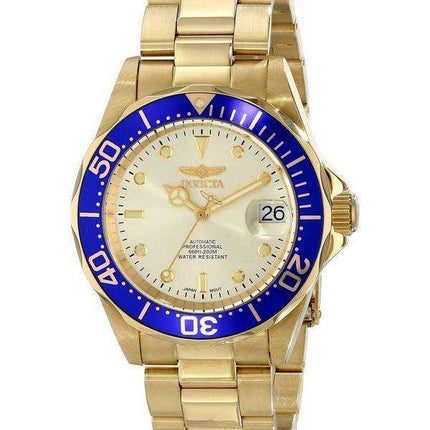 Orologio da uomo Invicta Automatic Diver 200M Champaign Dial 9743