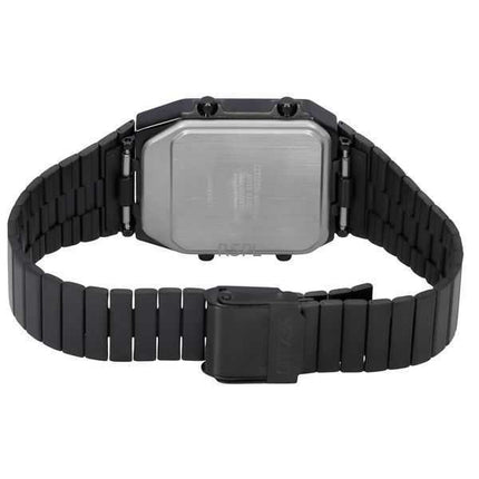 Orologio da uomo Citizen Analog Digital Dual Time in acciaio inossidabile con quadrante nero al quarzo JG2105-93E