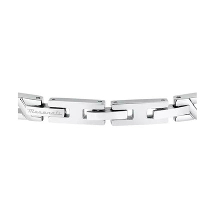 Bracciale Maserati Iconic in acciaio bicolore JM124AVD37 da uomo