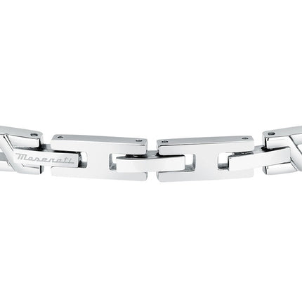 Bracciale Maserati Iconic in acciaio bicolore JM124AVD38 da uomo