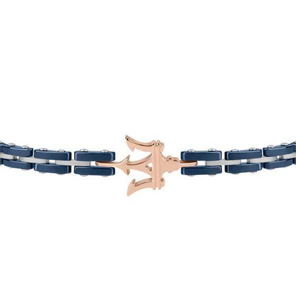 Bracciale Maserati Jewels in acciaio e ceramica JM219AQH14 da uomo