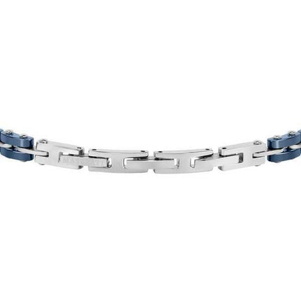 Bracciale Maserati Jewels in acciaio e ceramica JM219AQH14 da uomo