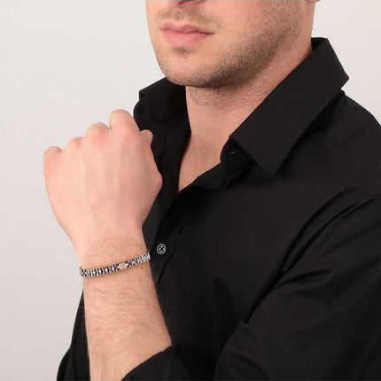 Bracciale Maserati Jewels in acciaio inossidabile JM219AQH17 da uomo