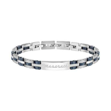 Bracciale Maserati Jewels in acciaio e ceramica JM220ASR01 da uomo