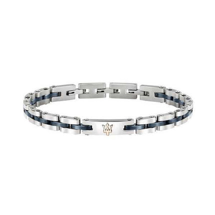 Bracciale Maserati Jewels in acciaio e ceramica JM220ASR08 da uomo
