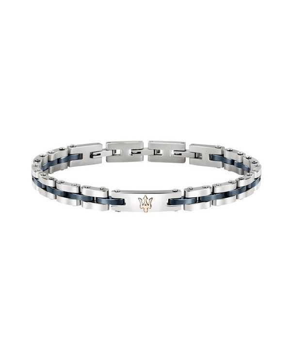 Bracciale Maserati Jewels in acciaio e ceramica JM220ASR08 da uomo