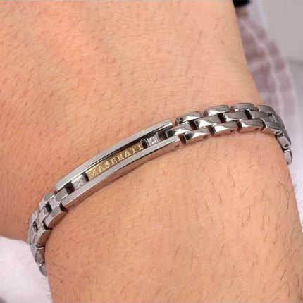 Bracciale Maserati Jewels in acciaio inossidabile JM221ATY03 da uomo